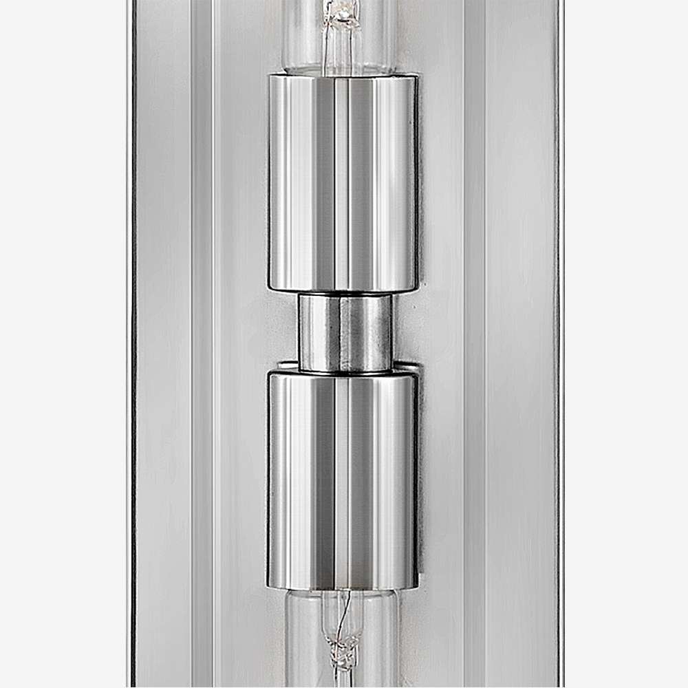 Minimalist Clear Shade Vanity Square Wall Sconce - view 11