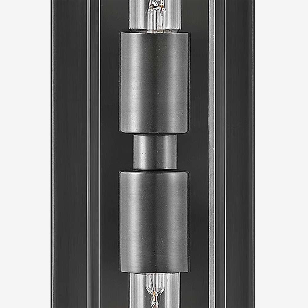Minimalist Clear Shade Vanity Square Wall Sconce - view 12