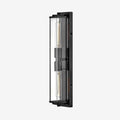 Minimalist Clear Shade Vanity Square Wall Sconce - view 7