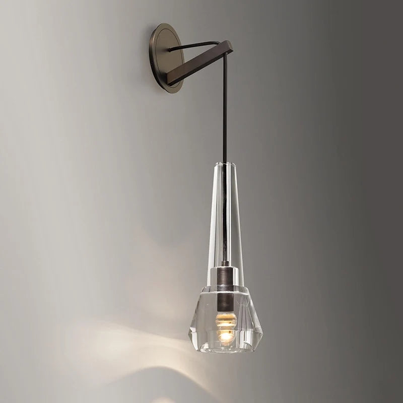 Fontenay Modern Crystal Sconce - view 1