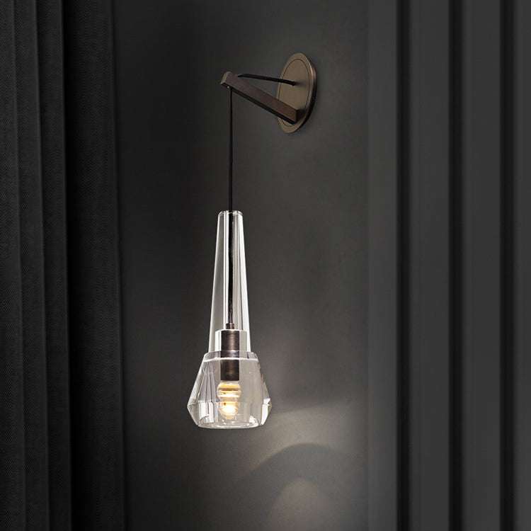 Fontenay Modern Crystal Sconce - view 2