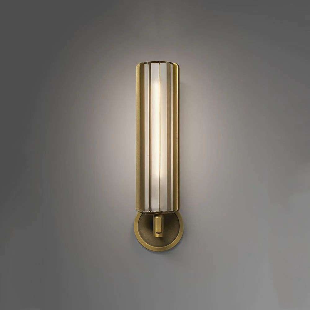 Duvernois Brass Sconce - Modern Brass Wall Light - view 2