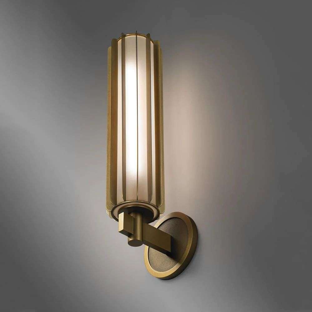Duvernois Brass Sconce - Modern Brass Wall Light - view 3