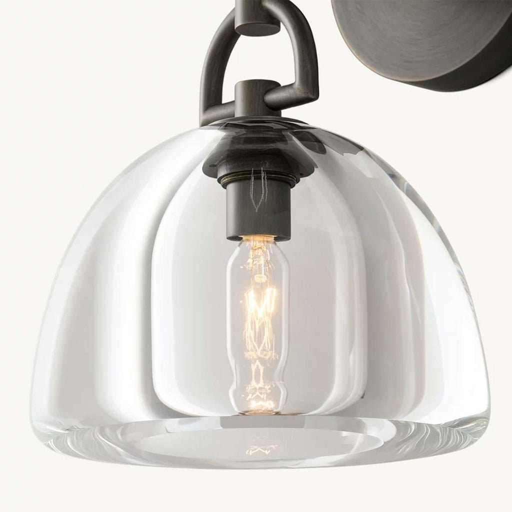 Botanist Dome Crystal Sconce - view 7