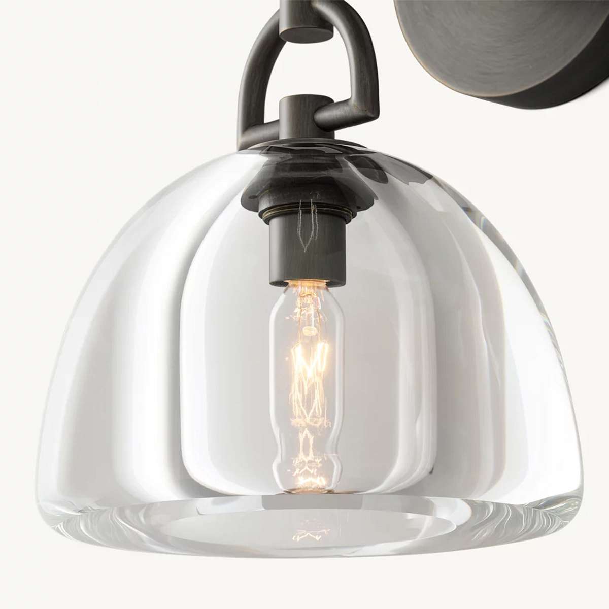 Botanist Dome Crystal Sconce - view 7