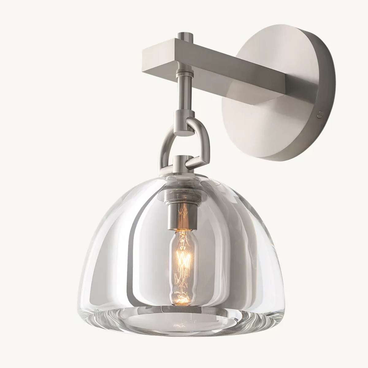 Botanist Dome Crystal Sconce - view 8