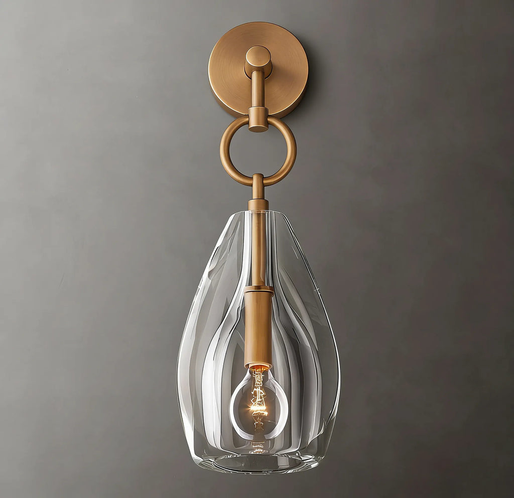 Flute Crystal Sconce - view 1