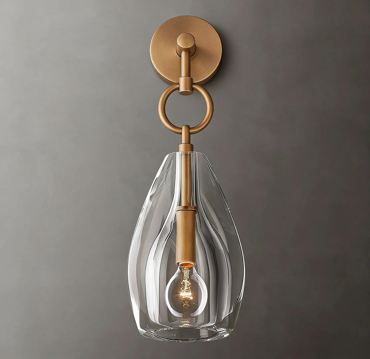 Flute Crystal Sconce - view 1