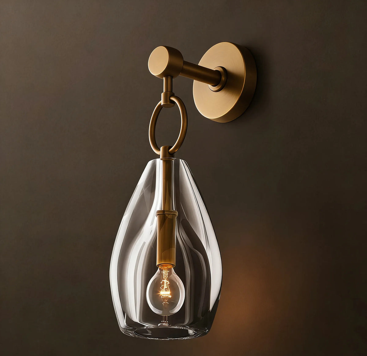 Flute Crystal Sconce - view 2
