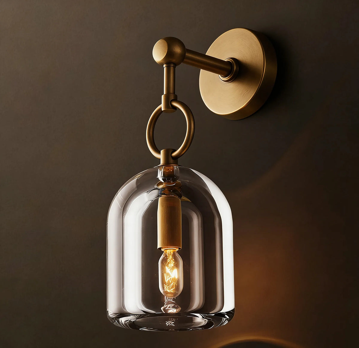 Cloche Crystal Sconce - view 1