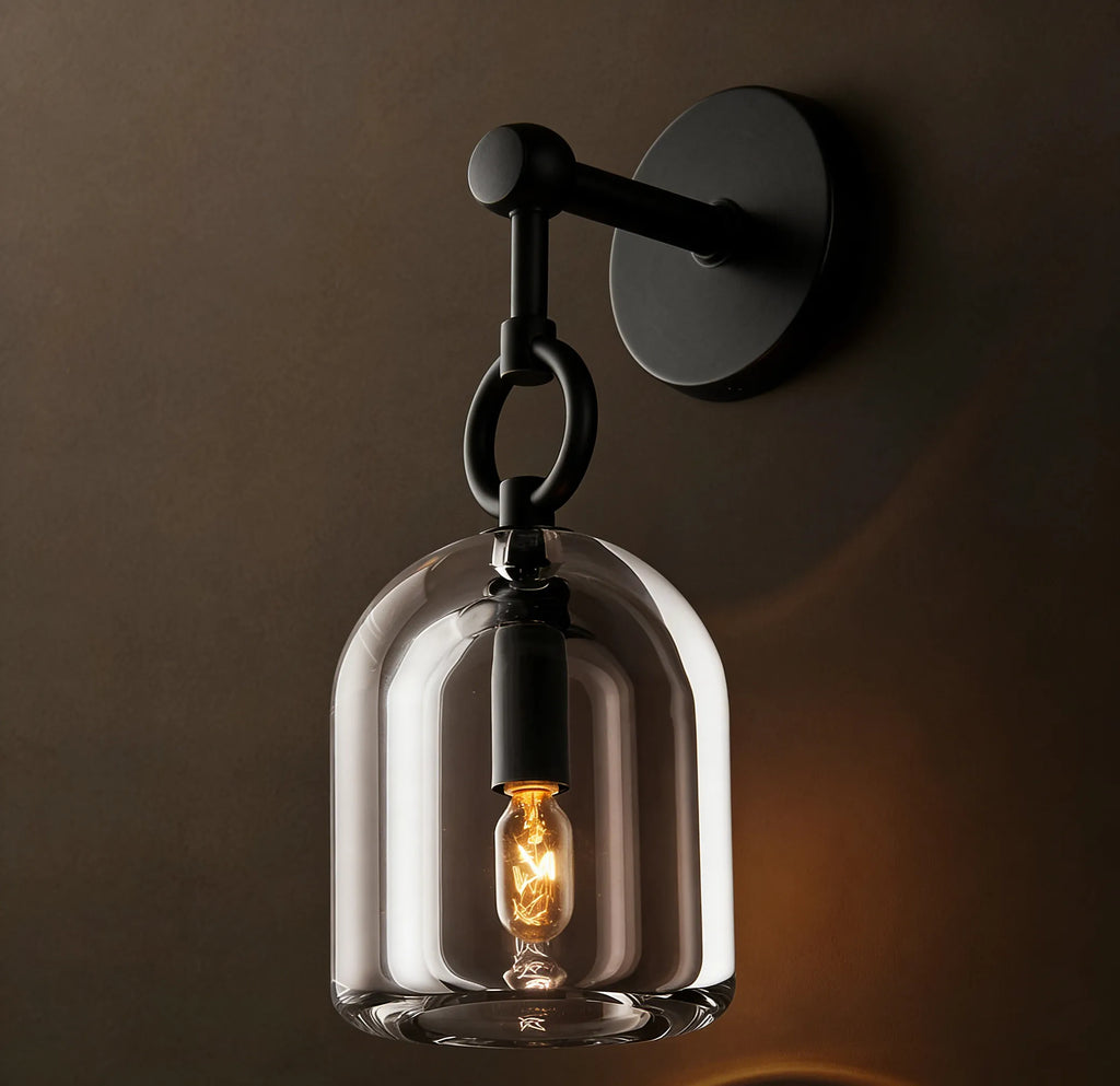 Cloche Crystal Sconce - view 2
