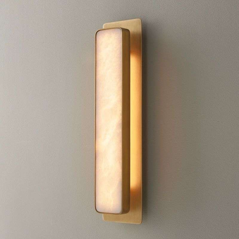 Montreux Alabaster Sconce - Modern Stone Wall Light - view 9