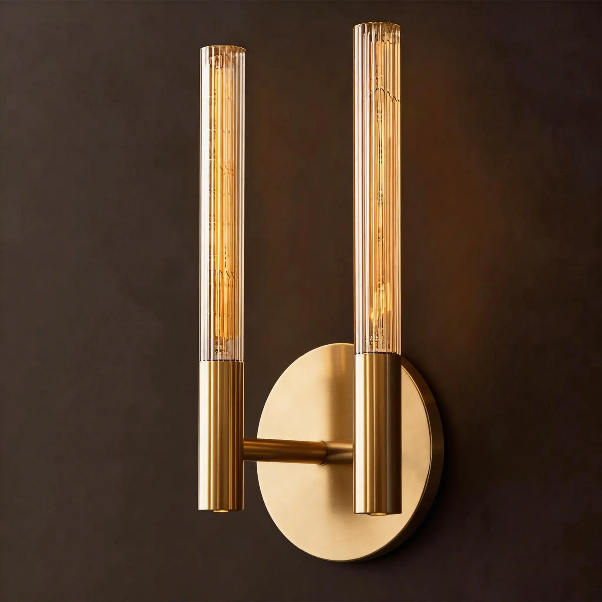 Glass Double Wall Sconce - view 1