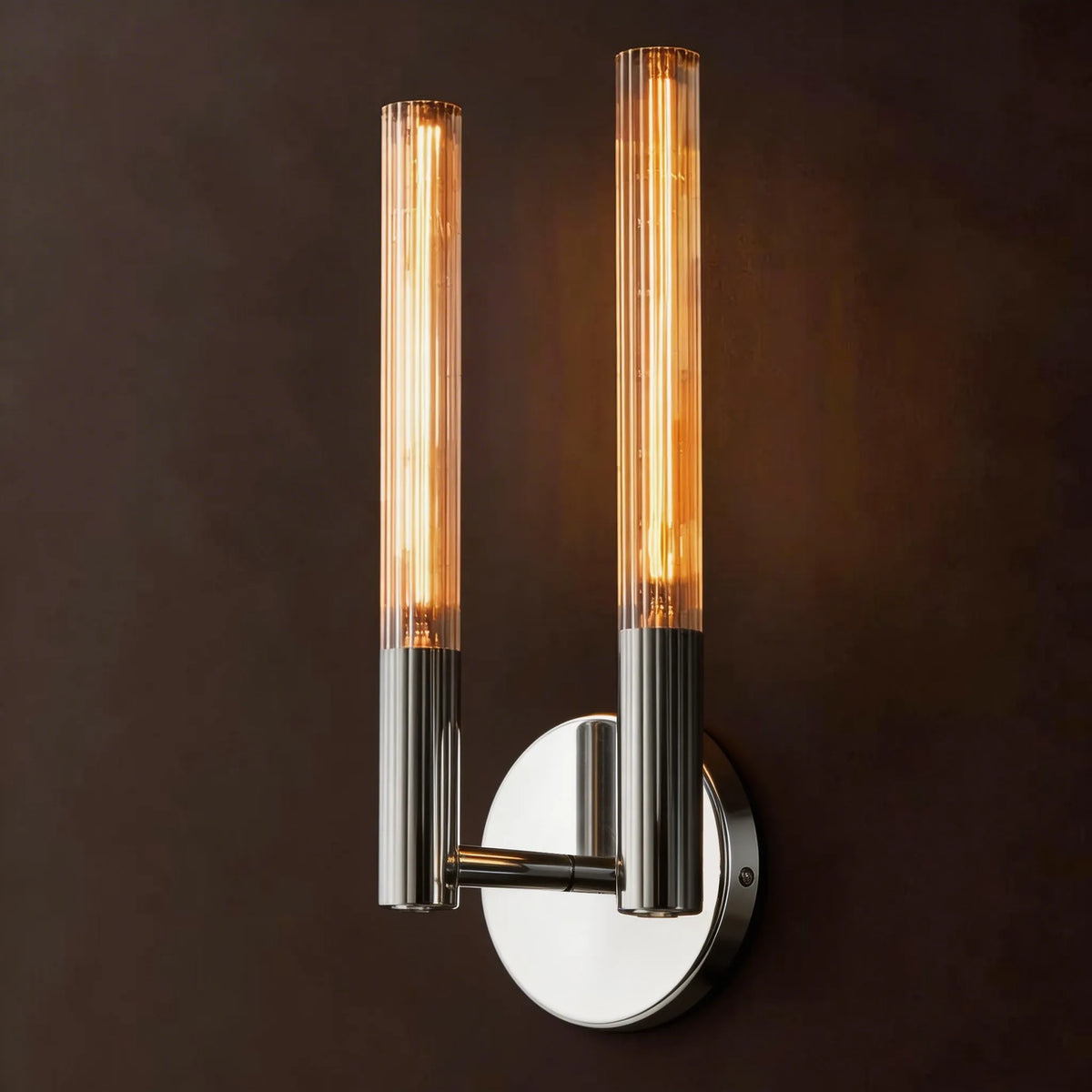Glass Double Wall Sconce - view 3