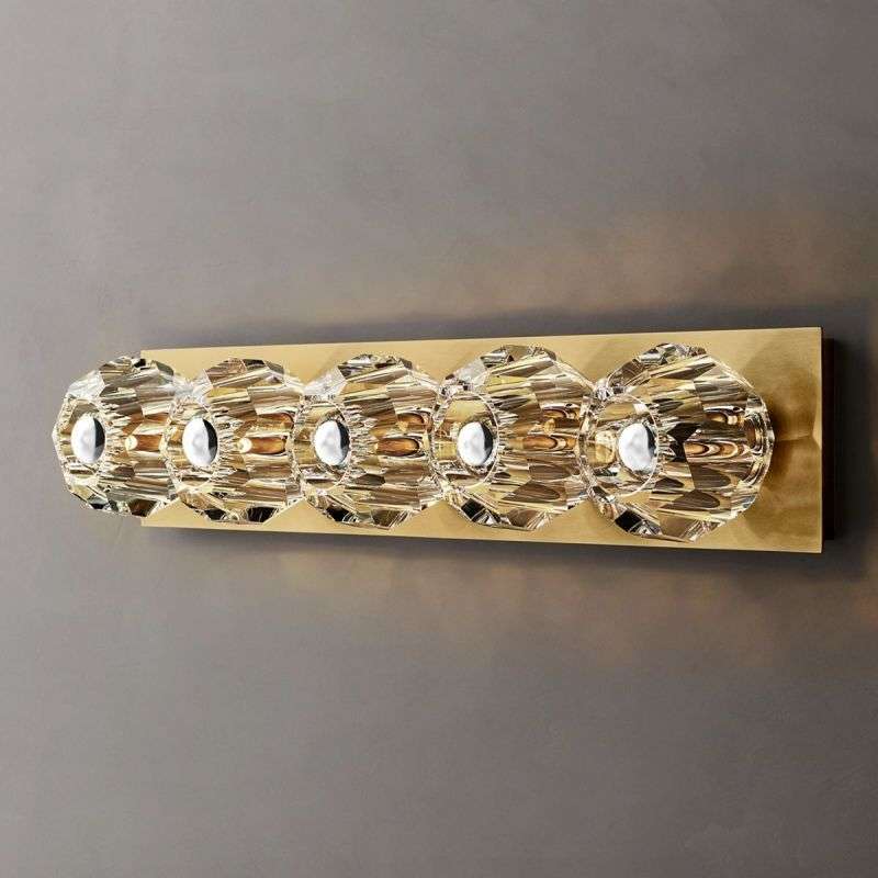 Boule De Cristal Clear Glass Linear Grand Wall Sconce - view 1