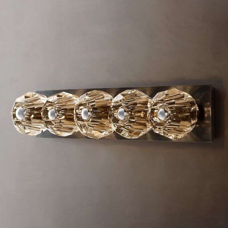 Boule De Cristal Clear Glass Linear Grand Wall Sconce - view 2
