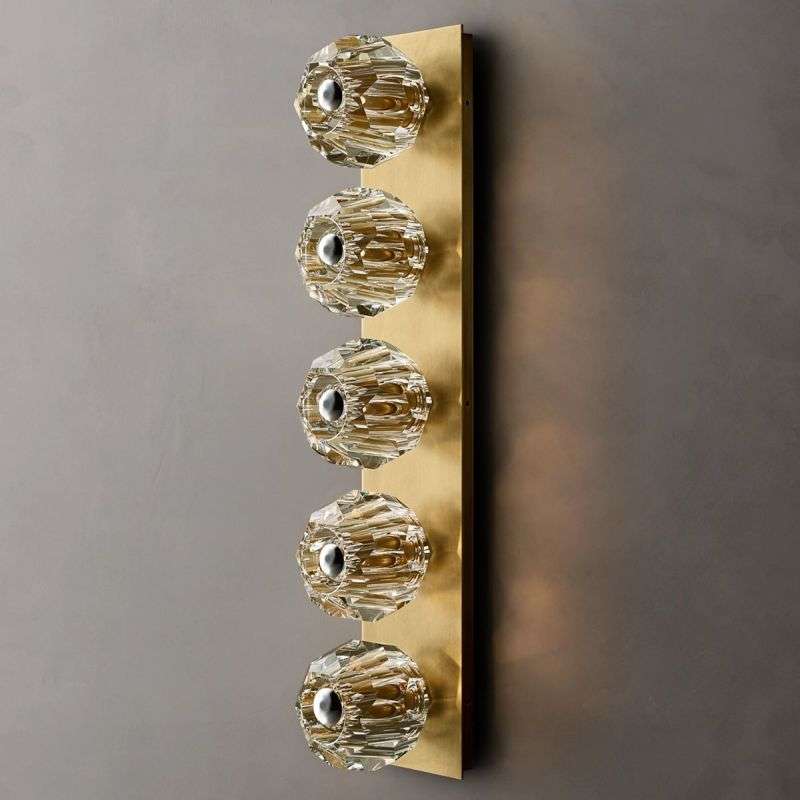 Boule De Cristal Clear Glass Linear Grand Wall Sconce - view 7