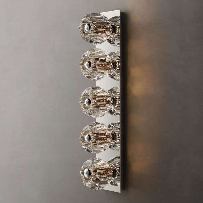 Boule De Cristal Clear Glass Linear Grand Wall Sconce - view 9