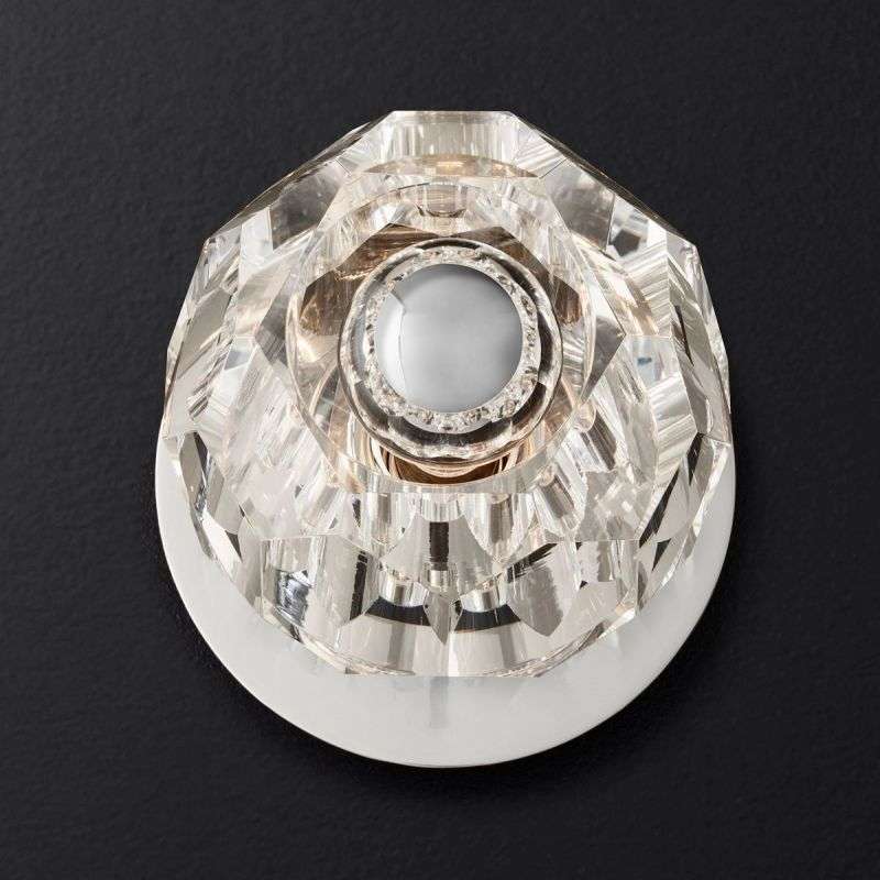 Boule De Cristal Clear Glass Petite Wall Sconce - view 6