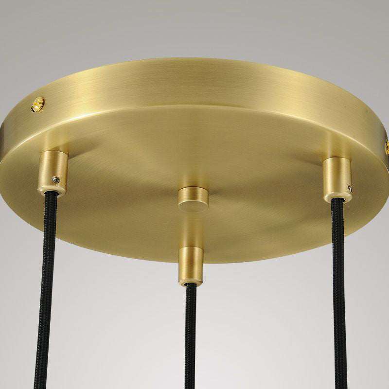 Rain Drops 3 Lights Cord Round Chandelier - view 11