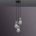 Rain Drops 3 Lights Cord Round Chandelier - view 2