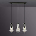 Rain Drops 3-Light Rectangular Chandelier - view 5