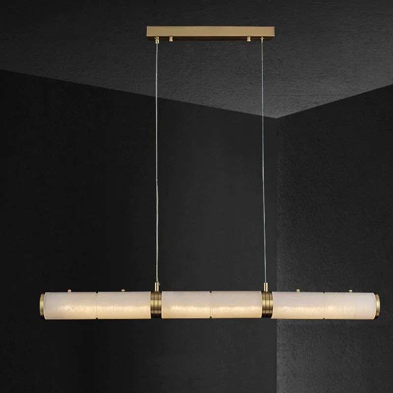 Alabaster Cylindrical Chandelier - view 5