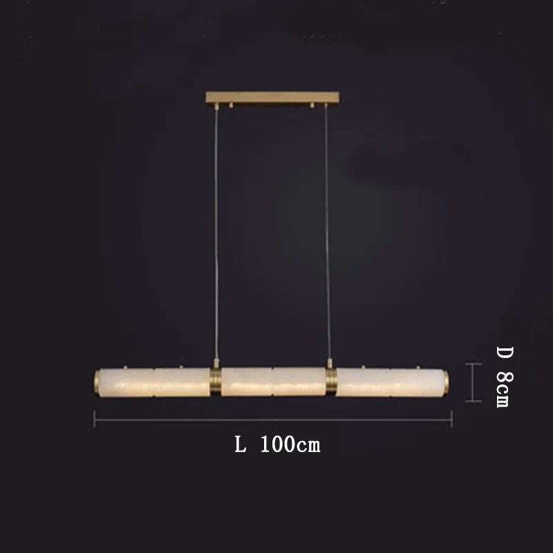 Alabaster Cylindrical Chandelier - view 6