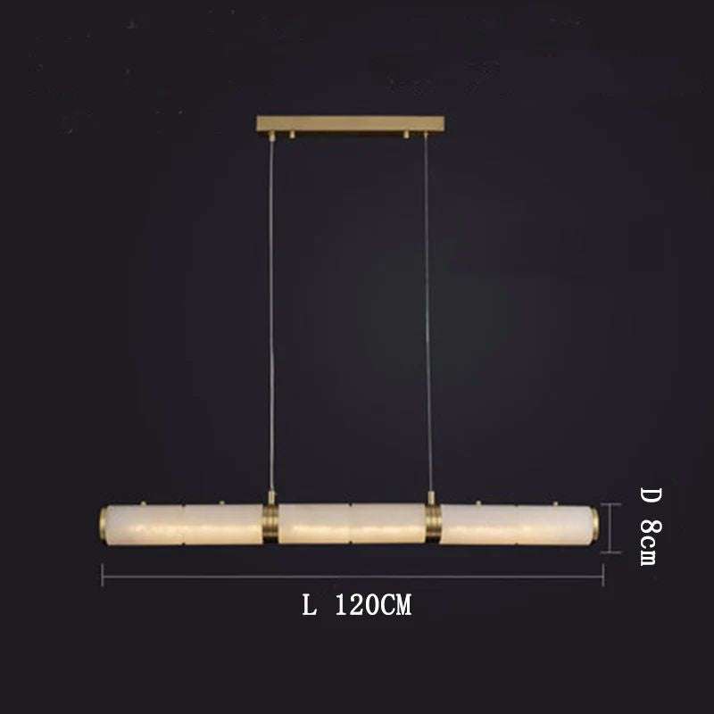 Alabaster Cylindrical Chandelier - view 7