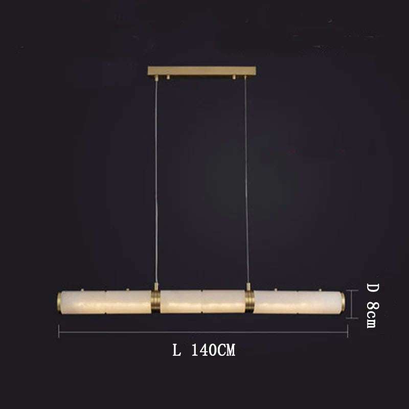 Alabaster Cylindrical Chandelier - view 8