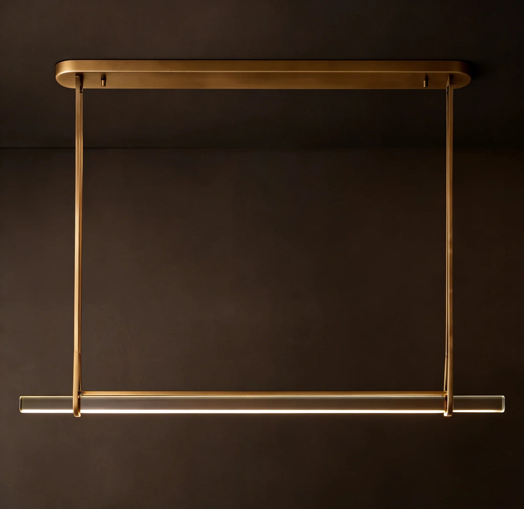 Single Bar Chandelier 60" - view 1