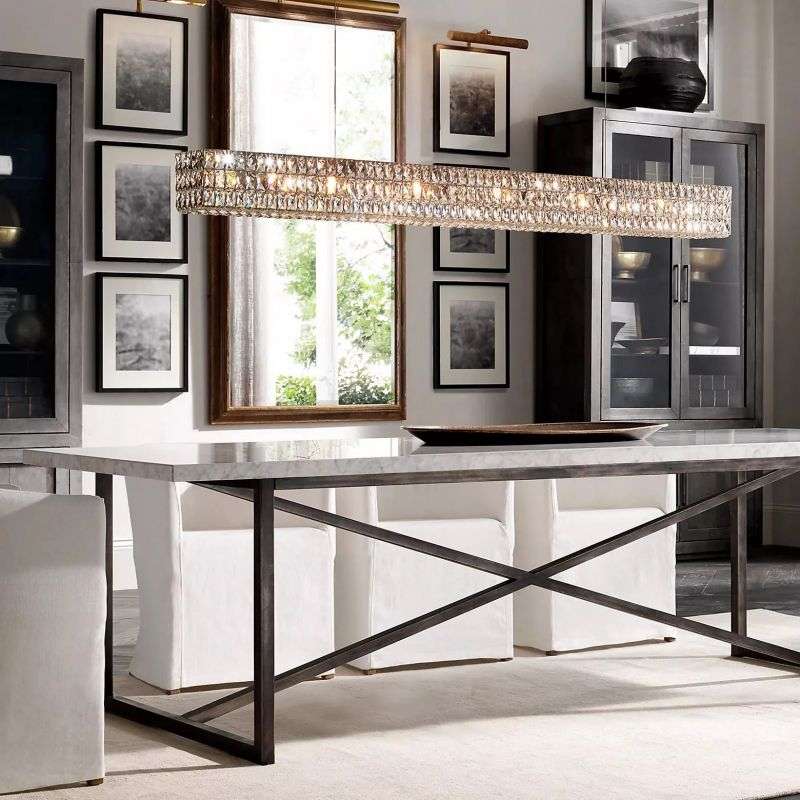 Bayview Crystal Linear Chandelier - view 2