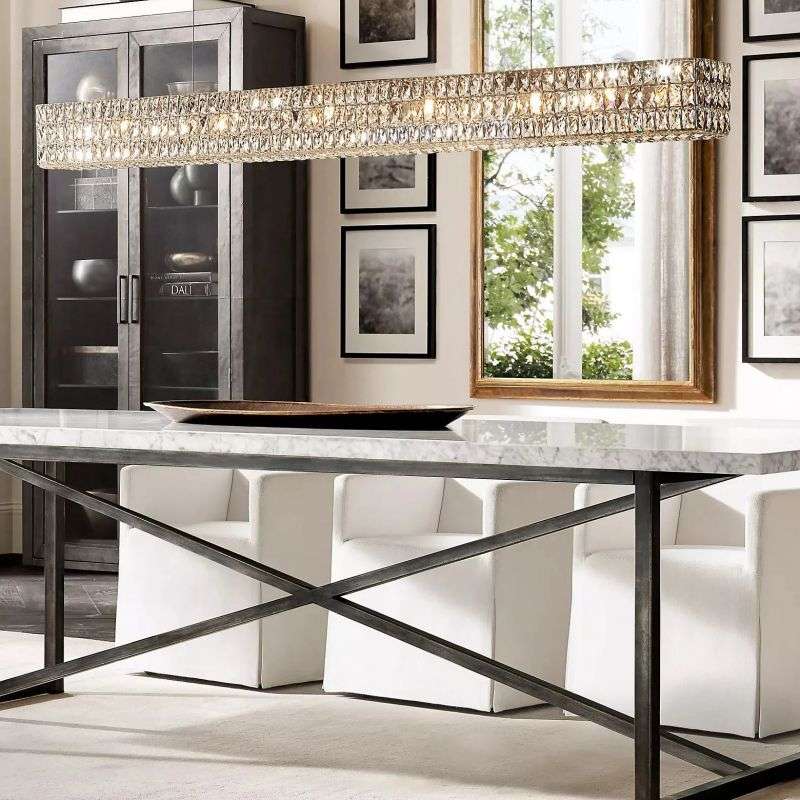 Bayview Crystal Linear Chandelier - view 3