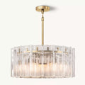 Lattice Glass Round Chandelier 37" - view 9