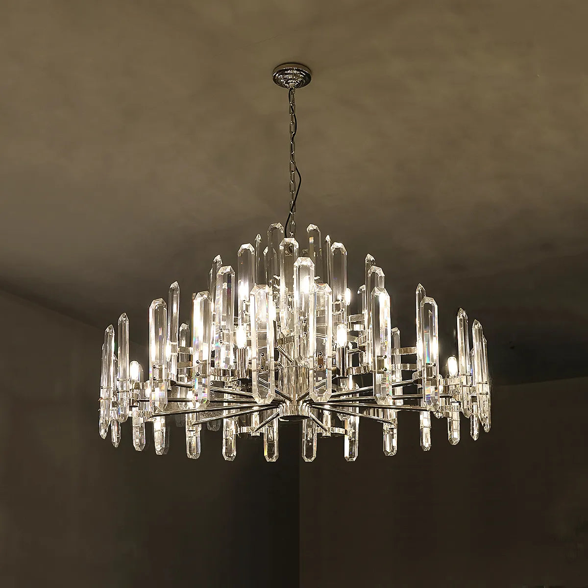 Bonnington Round Chandelier 48" - Classic Elegance & Radiant Ambiance - view 1