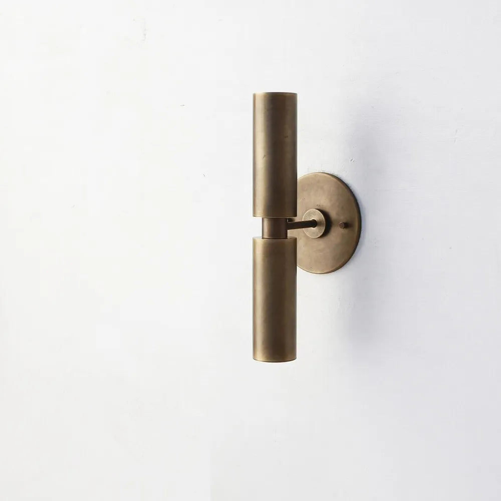 Handmade Vintage Solid Brass Wall Lamp - view 1