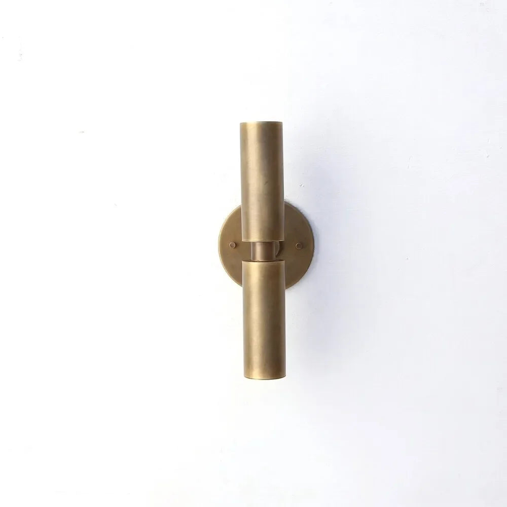 Handmade Vintage Solid Brass Wall Lamp - view 2