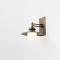 Modern Industrial Brass Bathroom Vanity Wall Sconce - view 1