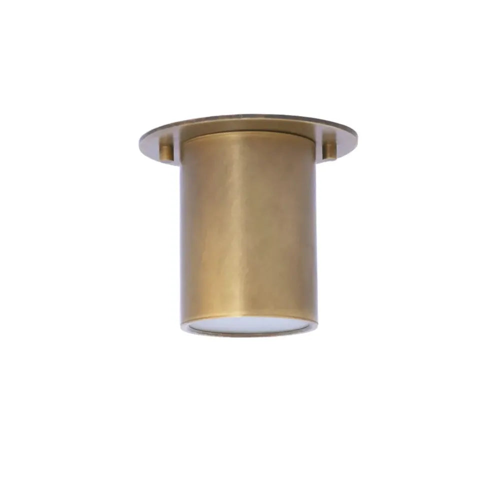 Modern Brass Cylindrical Ceiling Spotlight for Recessed Lighting - view 2