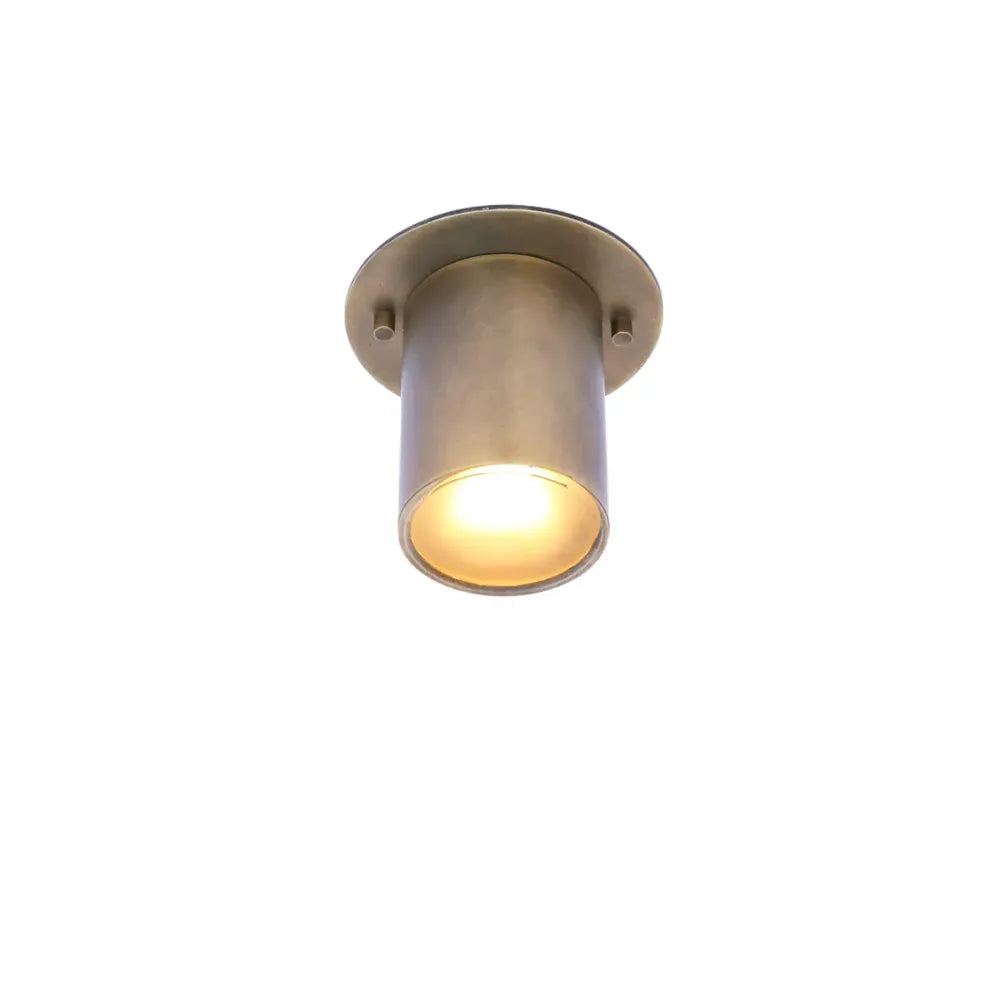 Modern Brass Cylindrical Ceiling Spotlight for Recessed Lighting - view 4