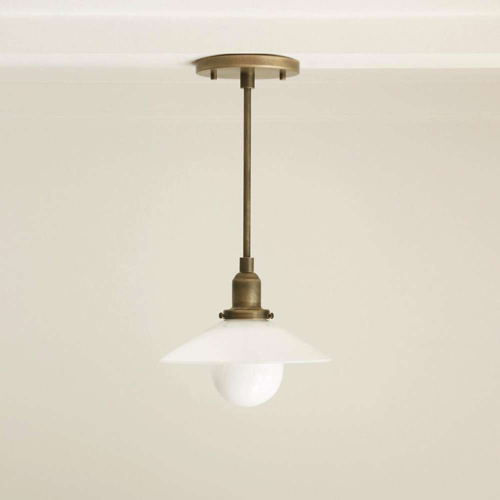 Simple Glass Pendant Light – Exquisite Kitchen Island Hanging Lamp - view 3