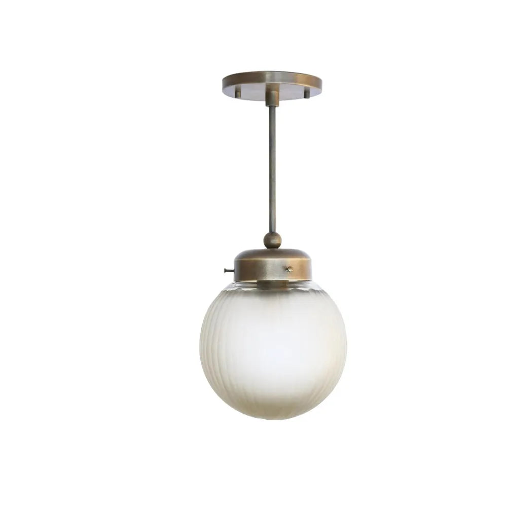 Vintage Brass Pendant Chandelier – Classic Kitchen Island Lighting - view 1