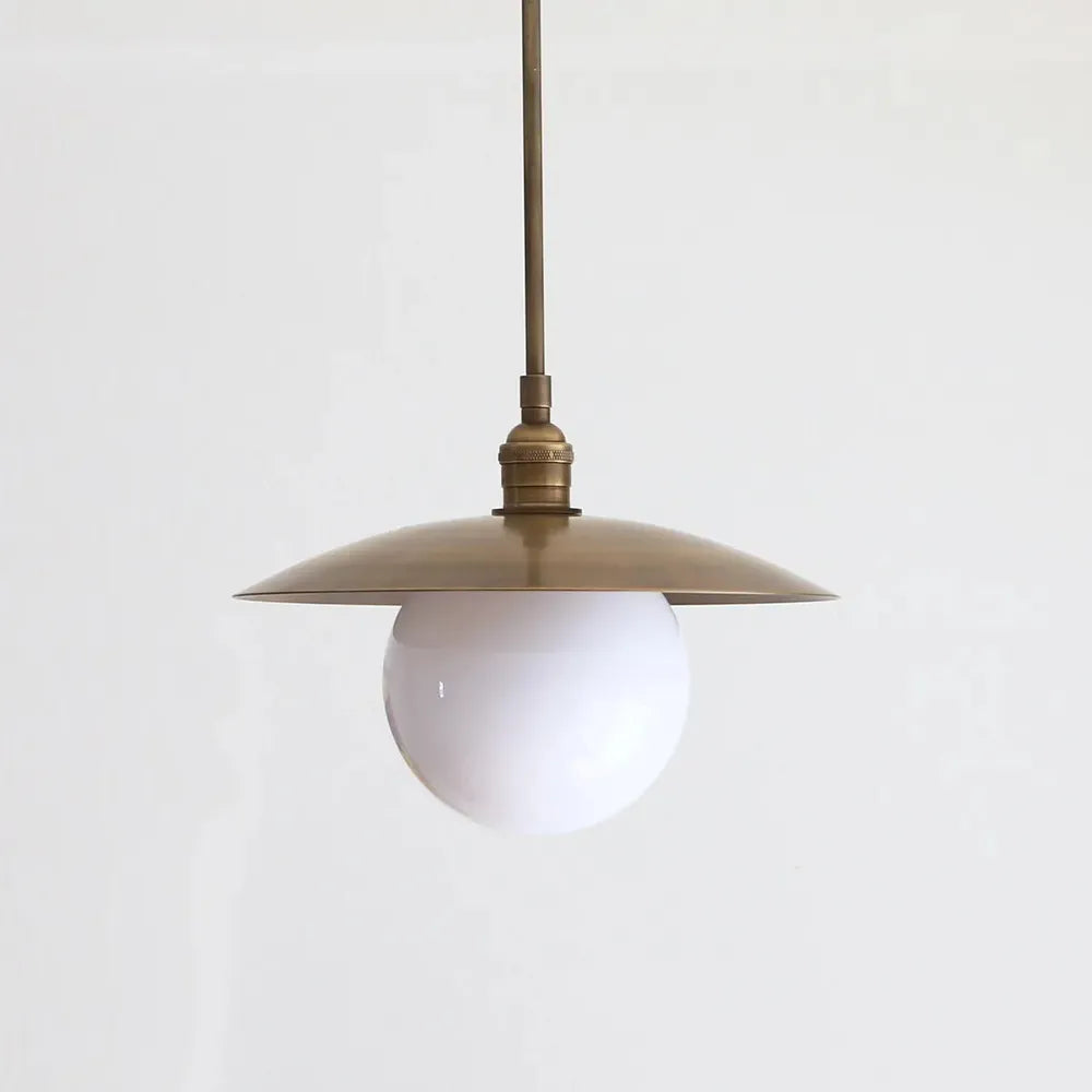 Elegant Brass Chandelier – Mid-Century Pendant for Kitchen Island - view 1