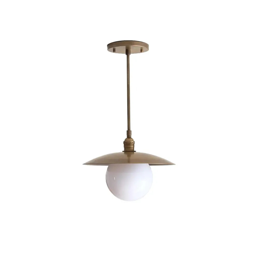 Elegant Brass Chandelier – Mid-Century Pendant for Kitchen Island - view 6