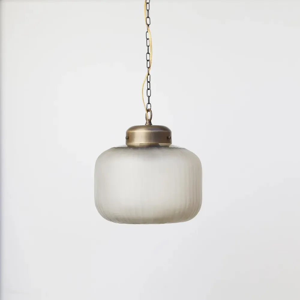 Modern Brass Glass Chandelier – Chain Pendant for Kitchen Island - view 1