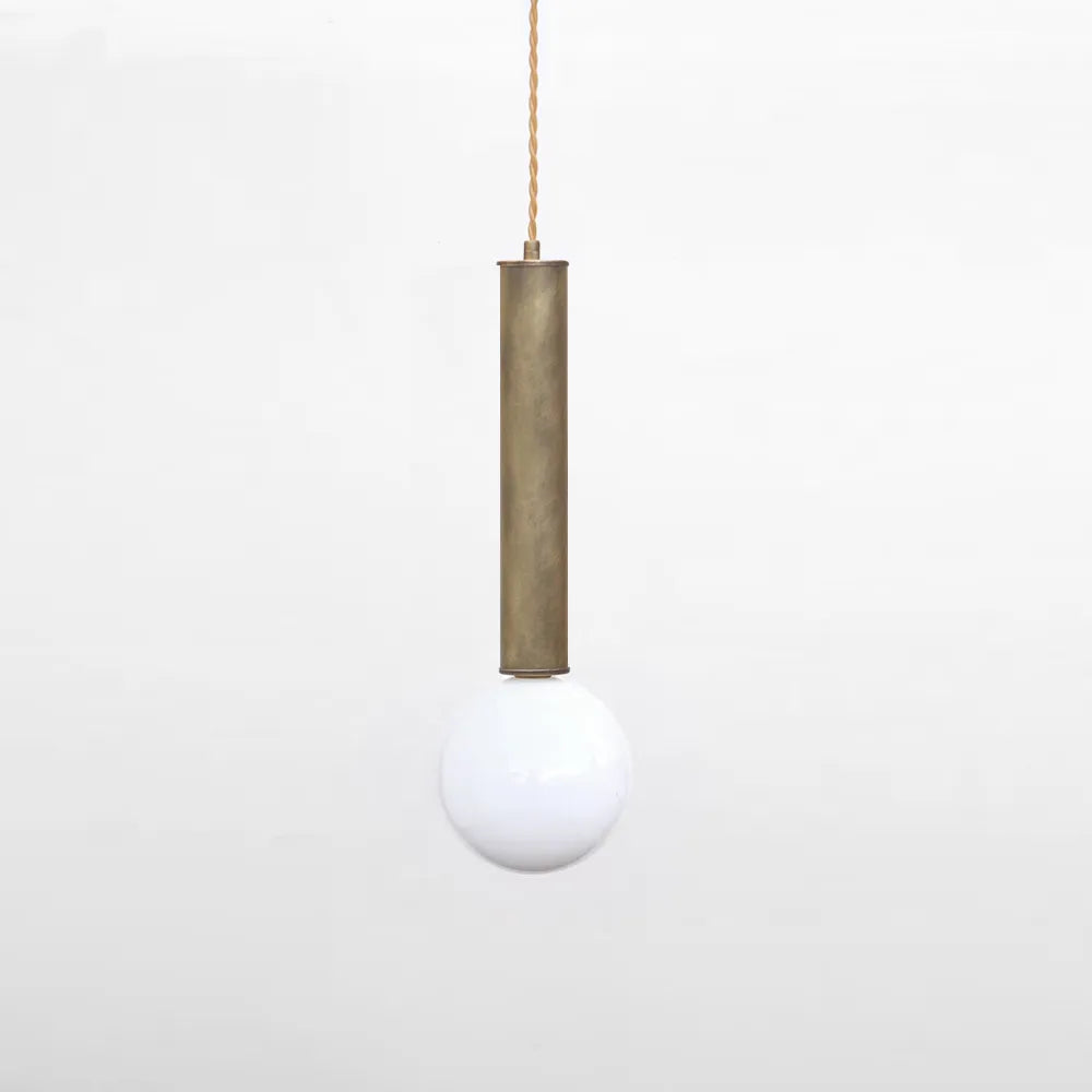Medieval Minimalist Brass Pendant Light – Vintage Kitchen Island Lamp - view 6