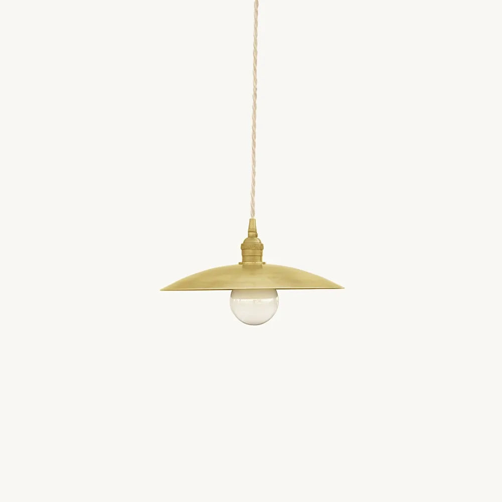 Industrial Brass Pendant Light – Vintage Kitchen Island Lighting - view 10