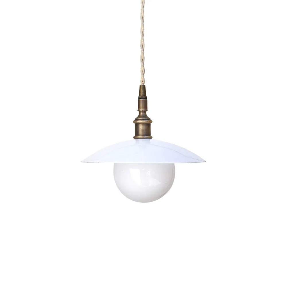 Vintage Industrial Glass Pendant Light for Kitchen Island - view 1
