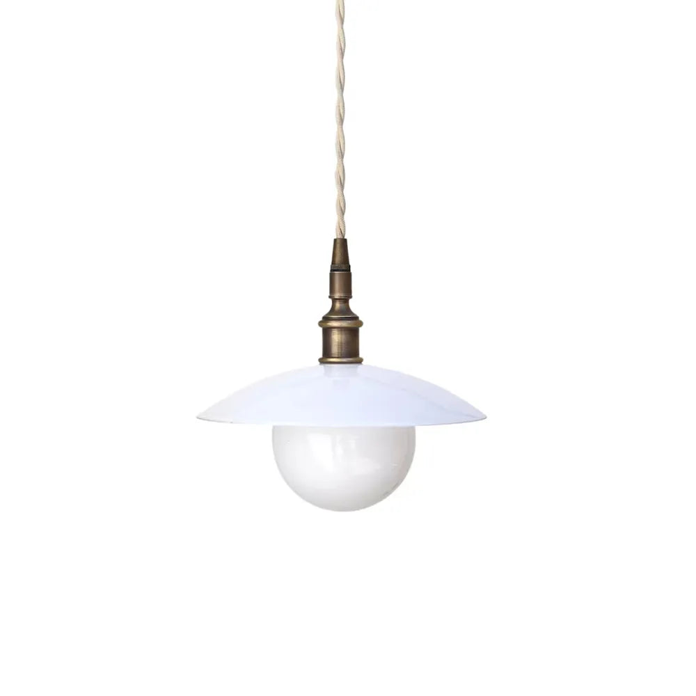 Vintage Industrial Glass Pendant Light for Kitchen Island - view 2