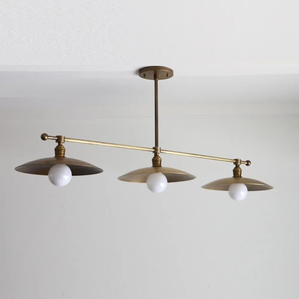 Medieval Brass Chandelier – Modern Kitchen Island Chandelier - view 1